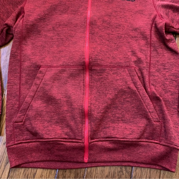Adidas | Red & Black Climawarm Team Issue Fleece Jacket | Sz M - Picture 5 of 11